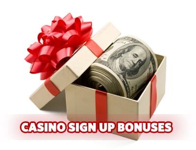 best online casino sign up bonuses