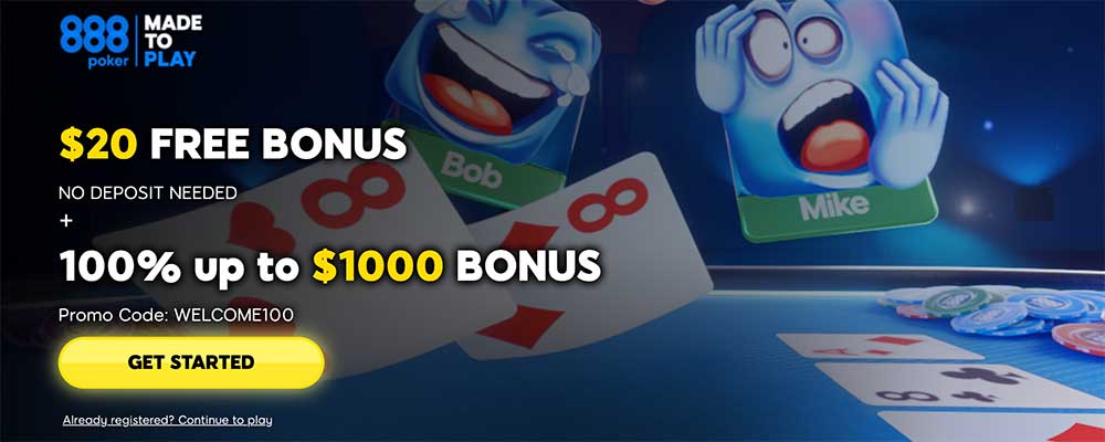 888Poker Bonus Code